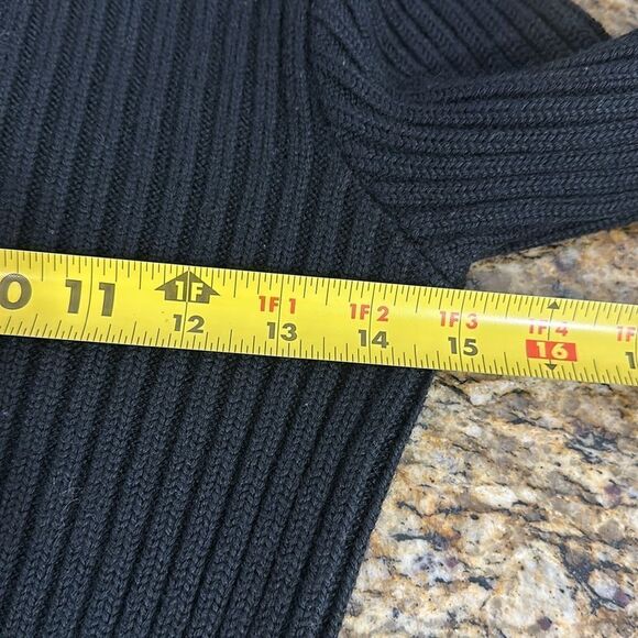 JC de Castelbajac 1/2 Zipper Merino Wool Blend Sweatshirt In Black Size M - Picture 11 of 12